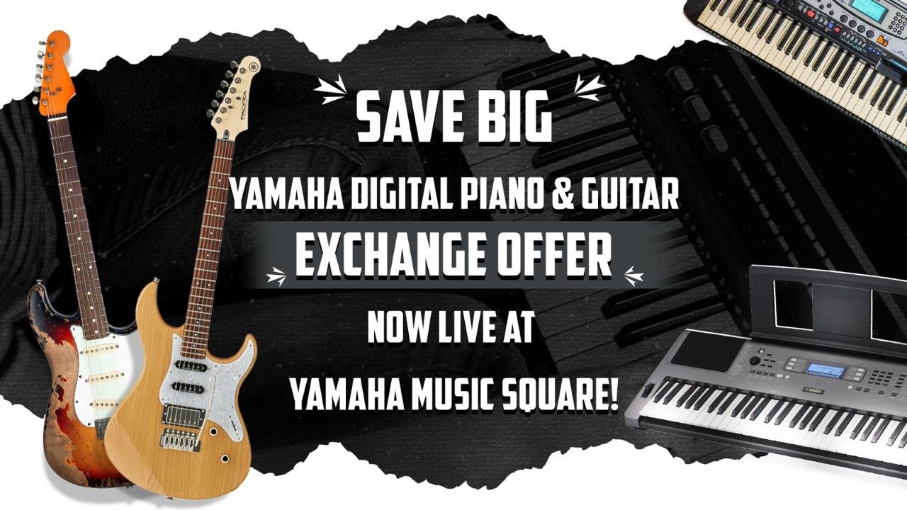 Yamaha Piano & Guitar Exchange Offer in India