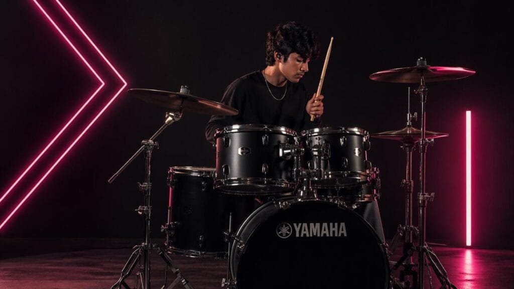 yamaha-dtx402 series-acoustic-drum set-for beginner